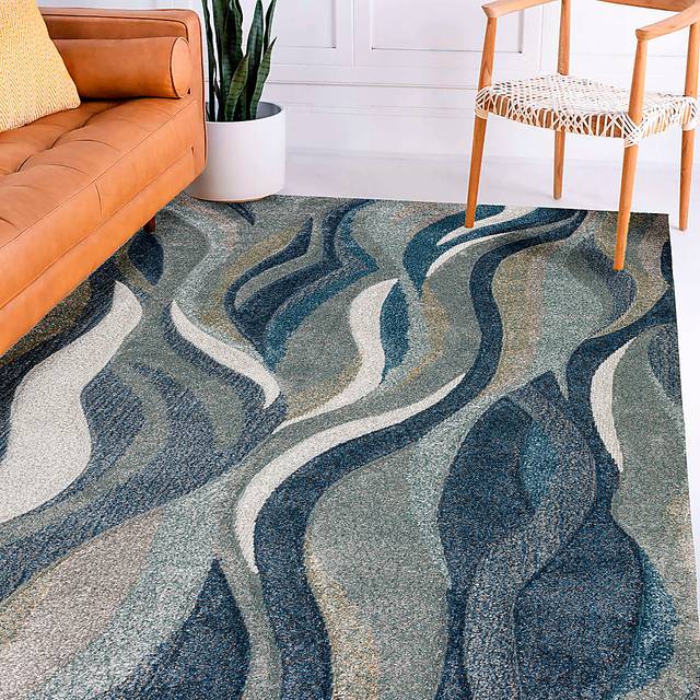 Radtois Navy 8' x 10' Rug - Thumbnail - Image 2