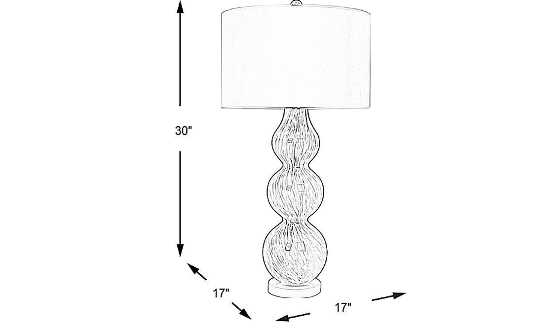 Raedel Nest Blue Lamp
