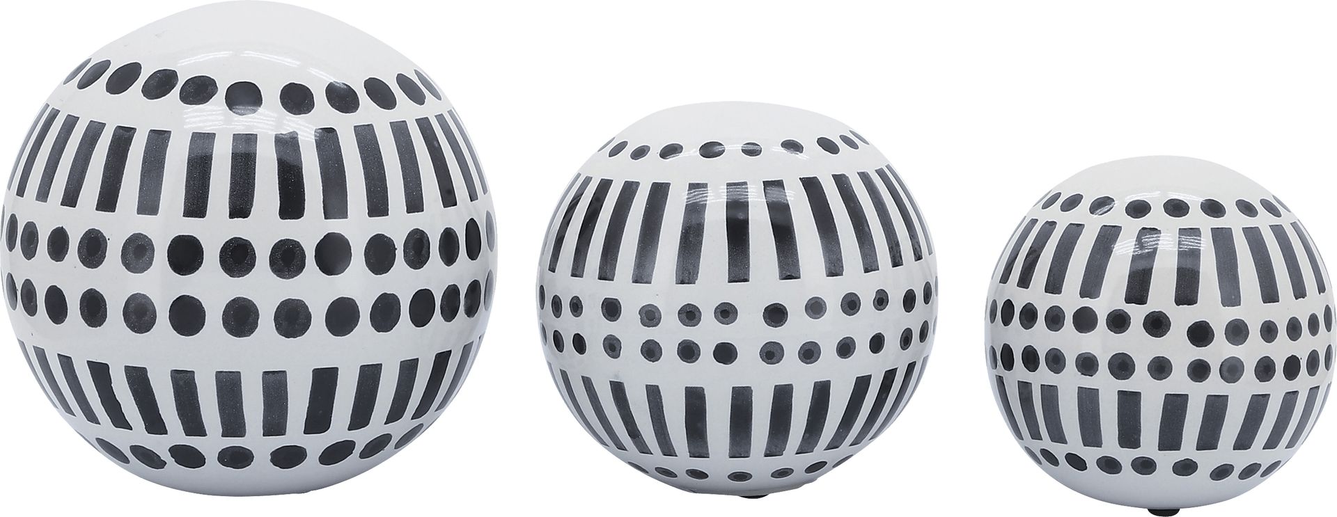 Raelens Black Orb, Set of 3 - Image 1