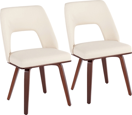 Raevalley Cream Side Chair, Set of 2