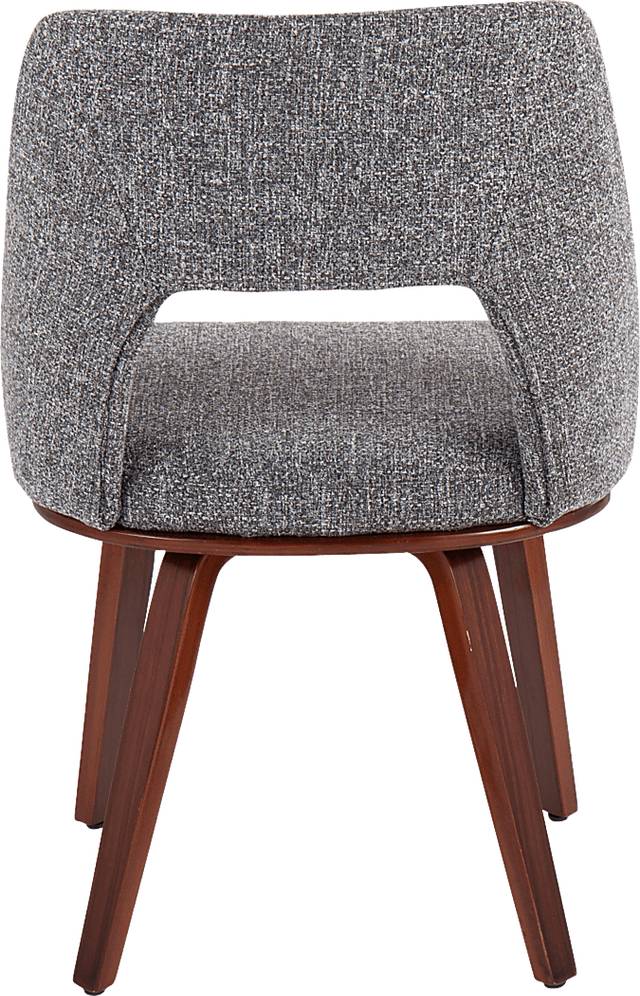 Raevalley Fabric Gray Side Chair, Set of 2 - Thumbnail - Image 5