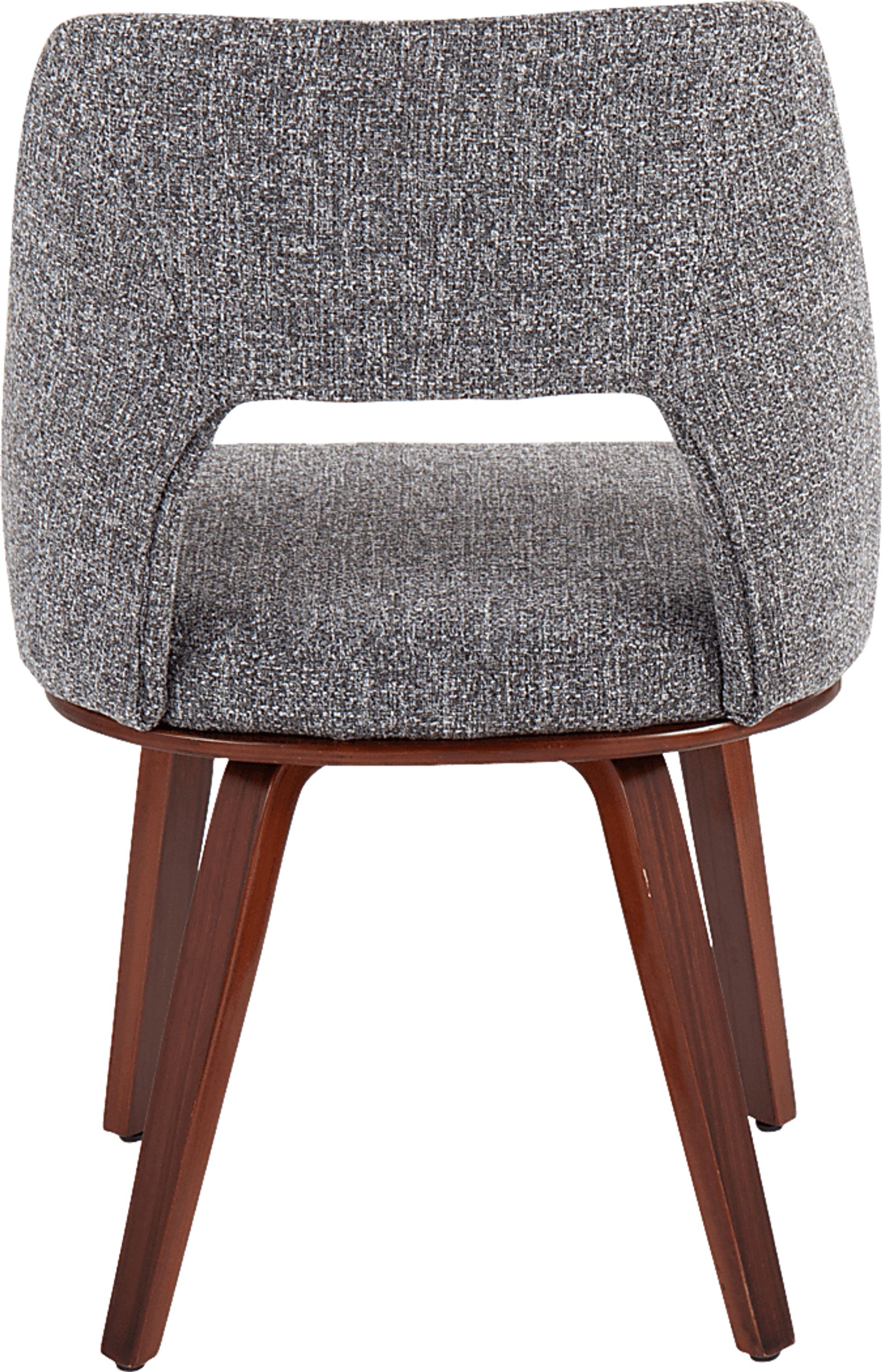 Raevalley Fabric Gray Side Chair, Set of 2 - Image 5