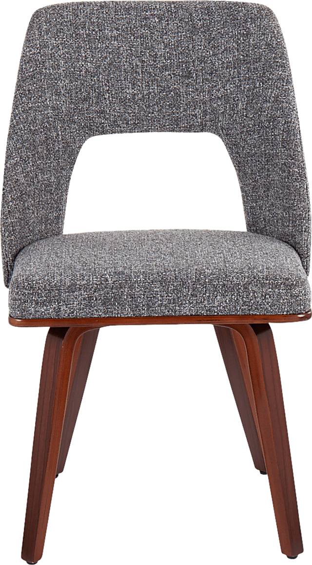 Raevalley Fabric Gray Side Chair, Set of 2 - Thumbnail - Image 6