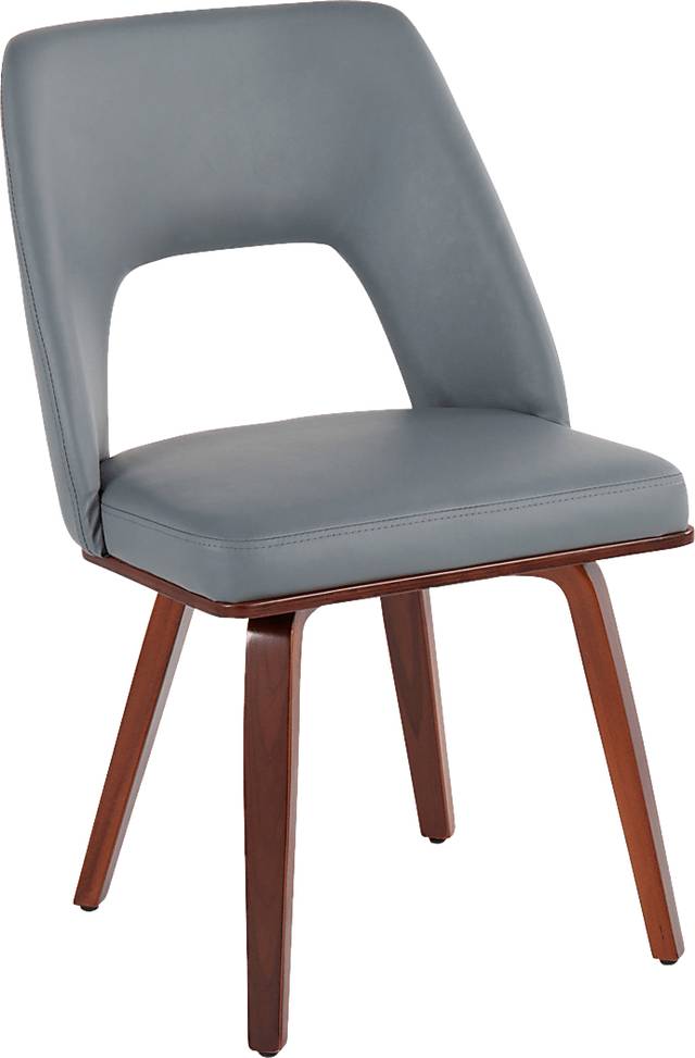 Raevalley Gray Side Chair, Set of 2 - Thumbnail - Image 2