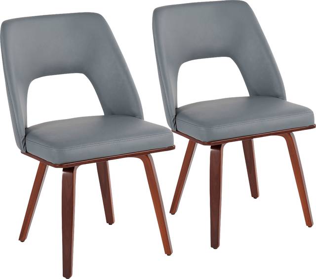 Raevalley Gray Side Chair, Set of 2 - Thumbnail - Image 1