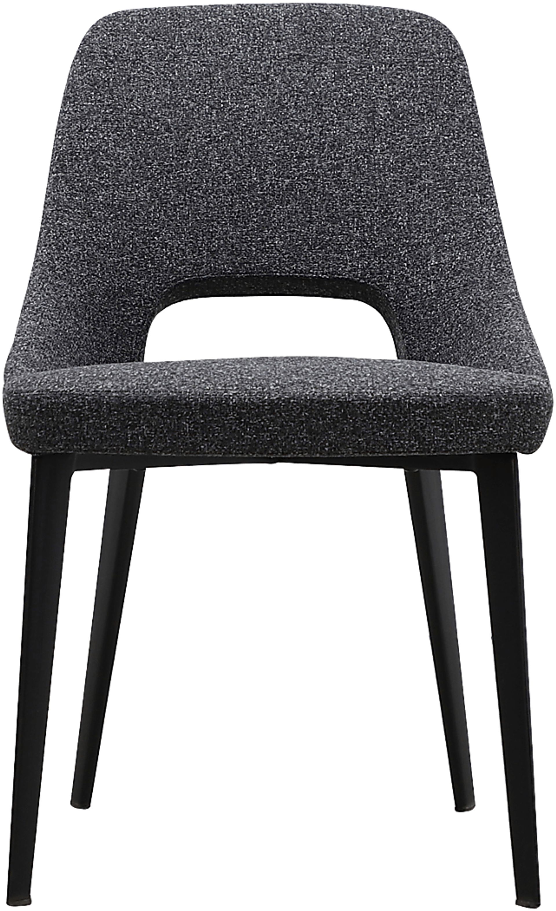 Rafe Dark Gray Side Chair - Image 2