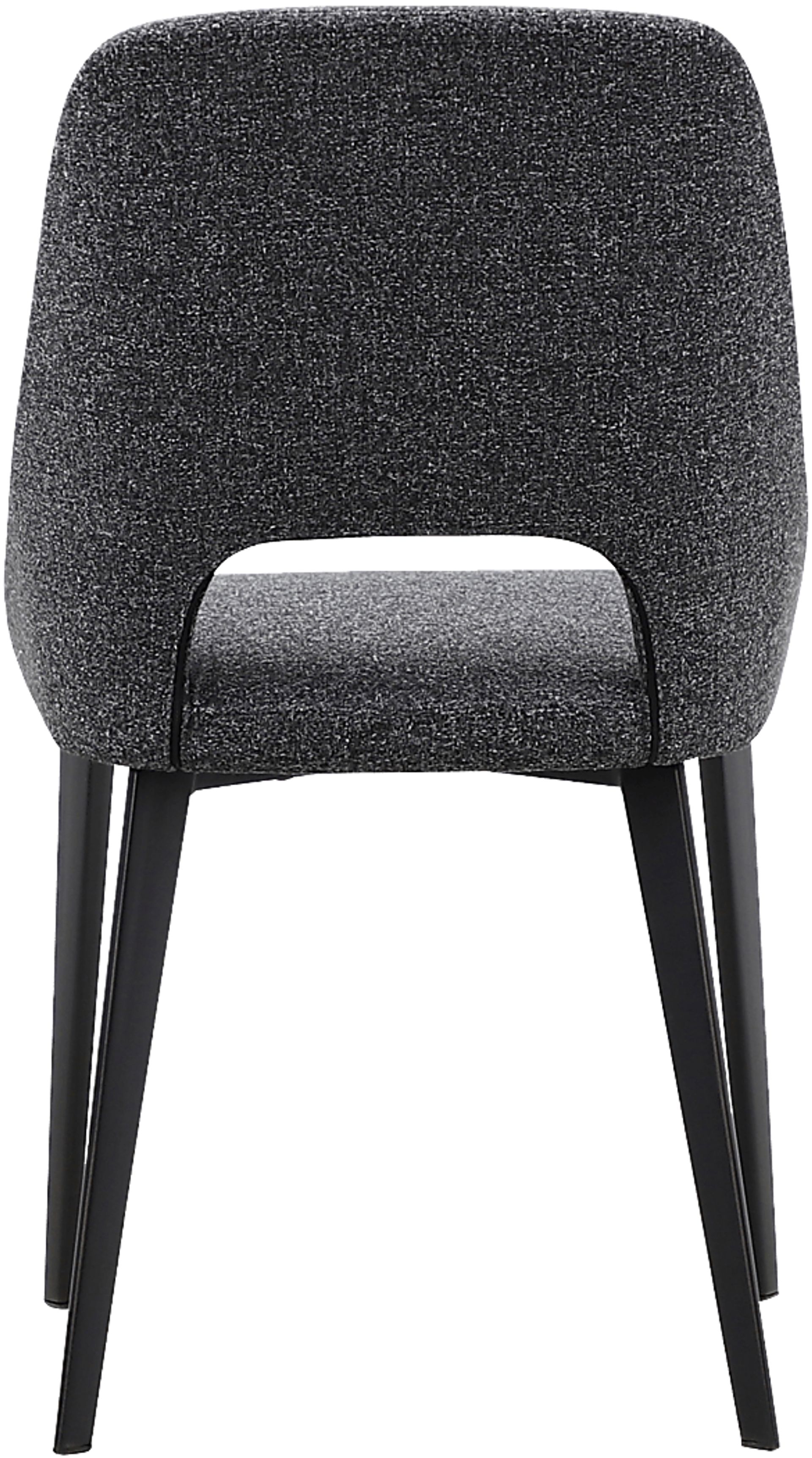 Rafe Dark Gray Side Chair - Image 4