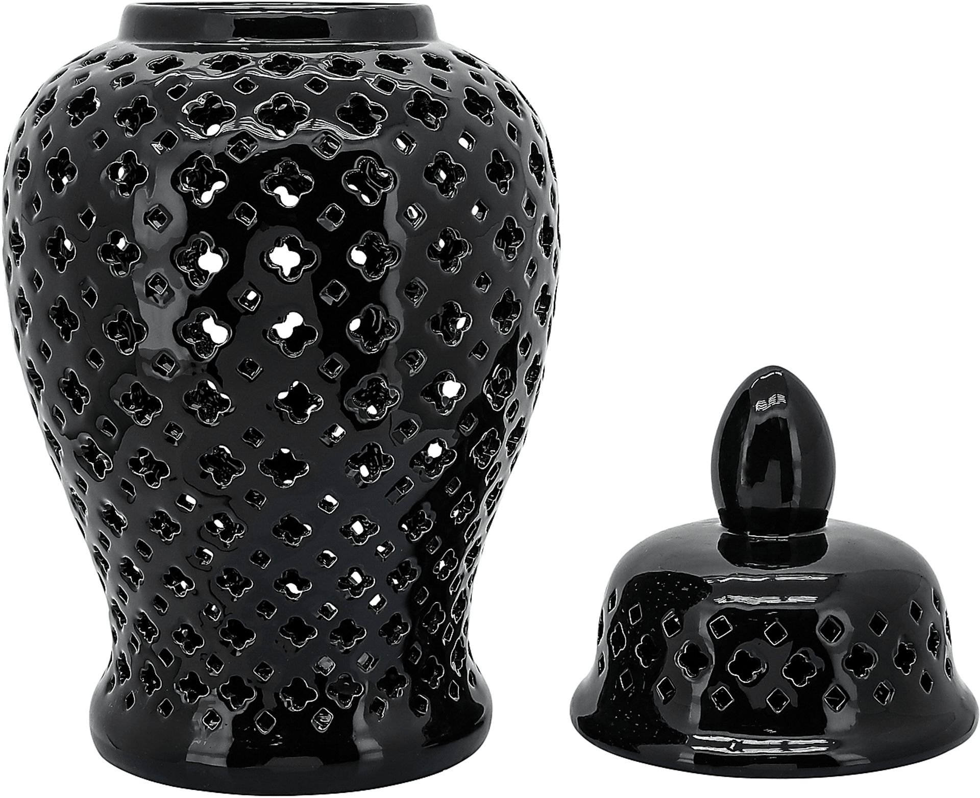 Raggsdale Black Large Temple Jar - Image 2