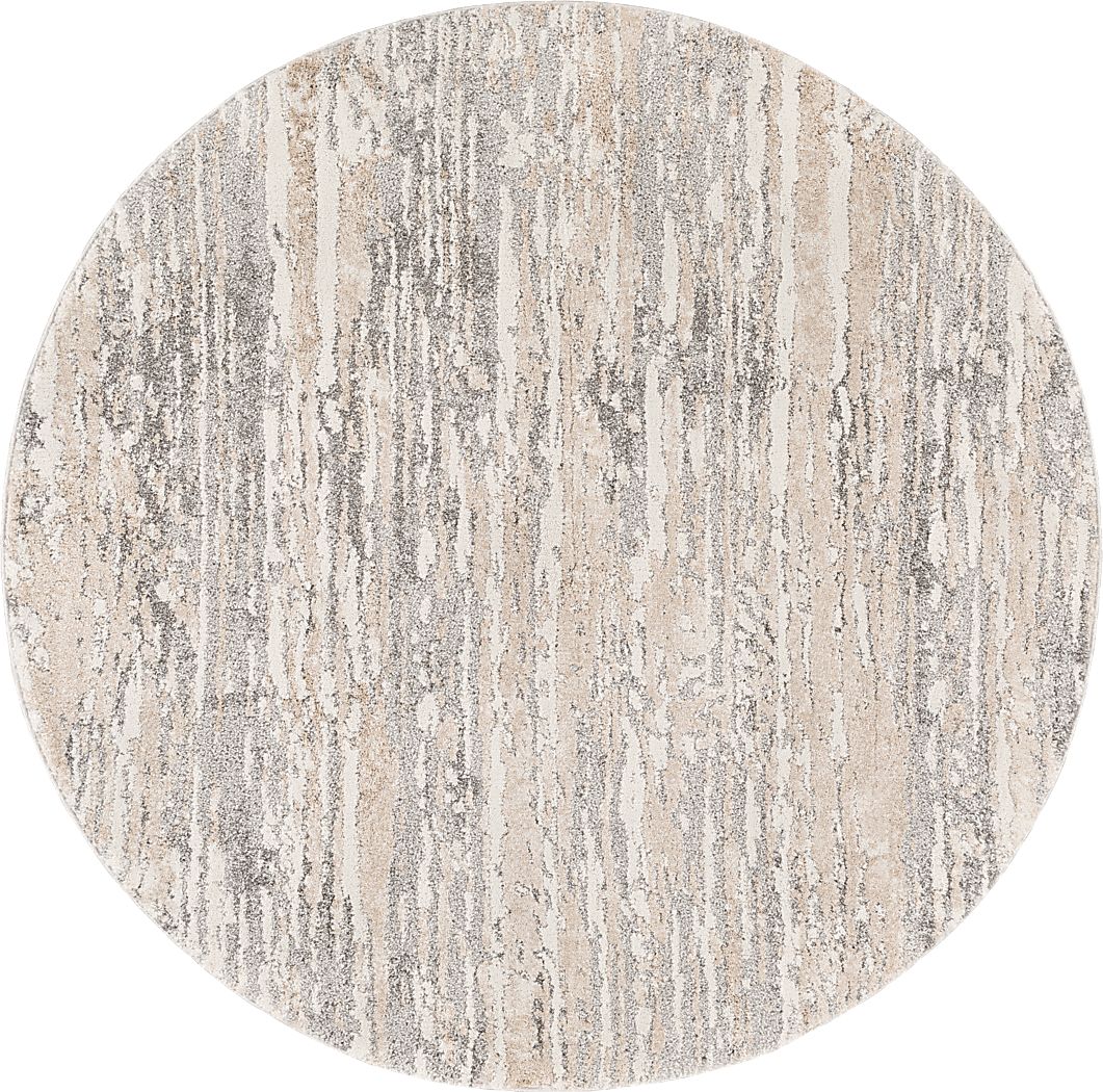 Ragland I Gray 5'3 Round Rug