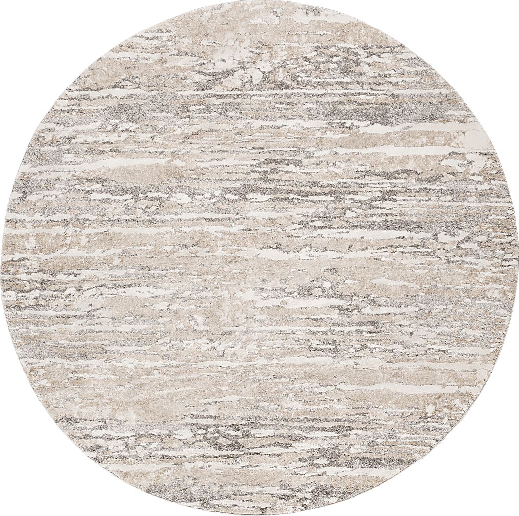 Ragland I Gray 7'10 Round Rug
