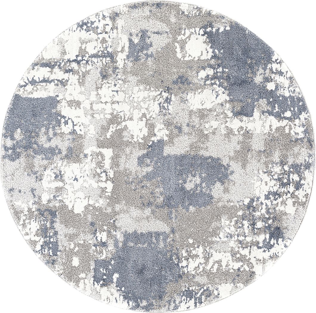Ragland II Blue 5'3 Round Rug