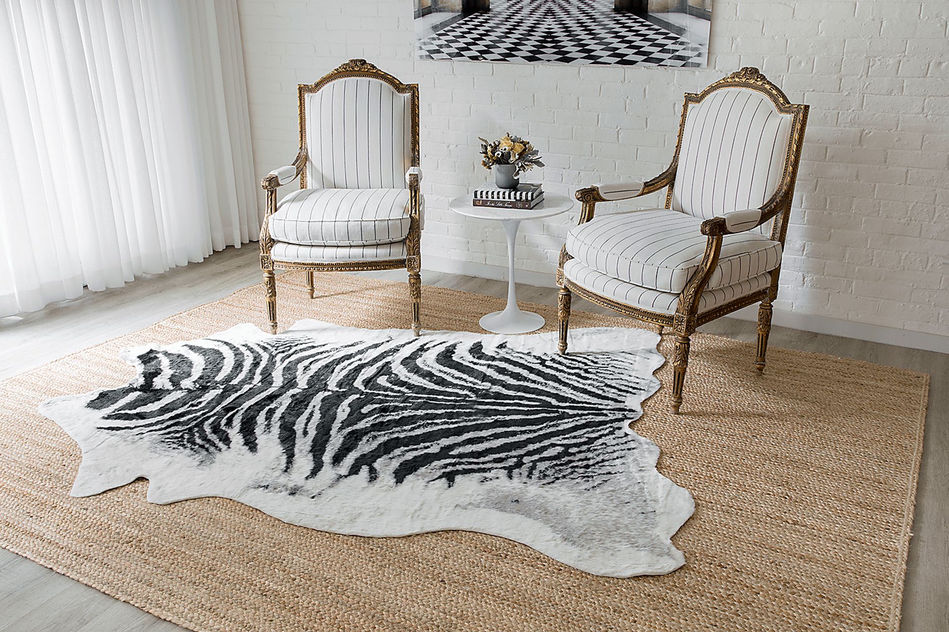 Ragny Black 5'3 x 7'10 Rug - Image 2