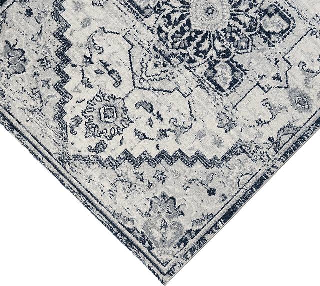 Ragonie Blue 7'9 x 9'9 Rug - Thumbnail - Image 5