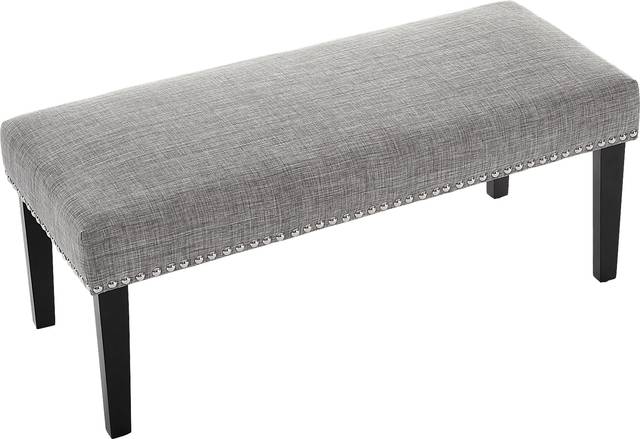 Ragsdale Gray Queen Upholstered Headboard and Bench - Thumbnail - Image 9