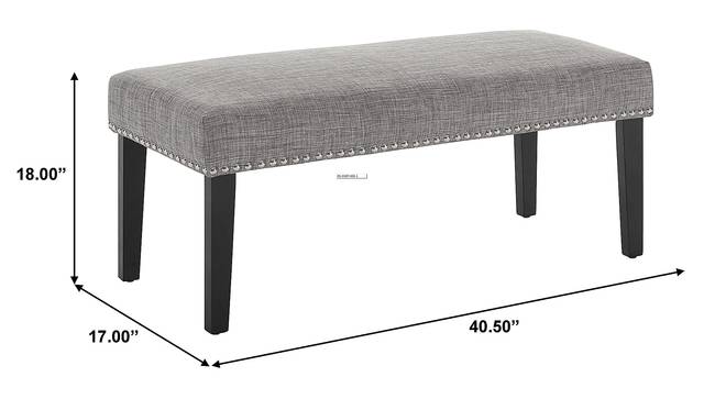 Ragsdale Gray Queen Upholstered Headboard and Bench - Thumbnail - Image 10