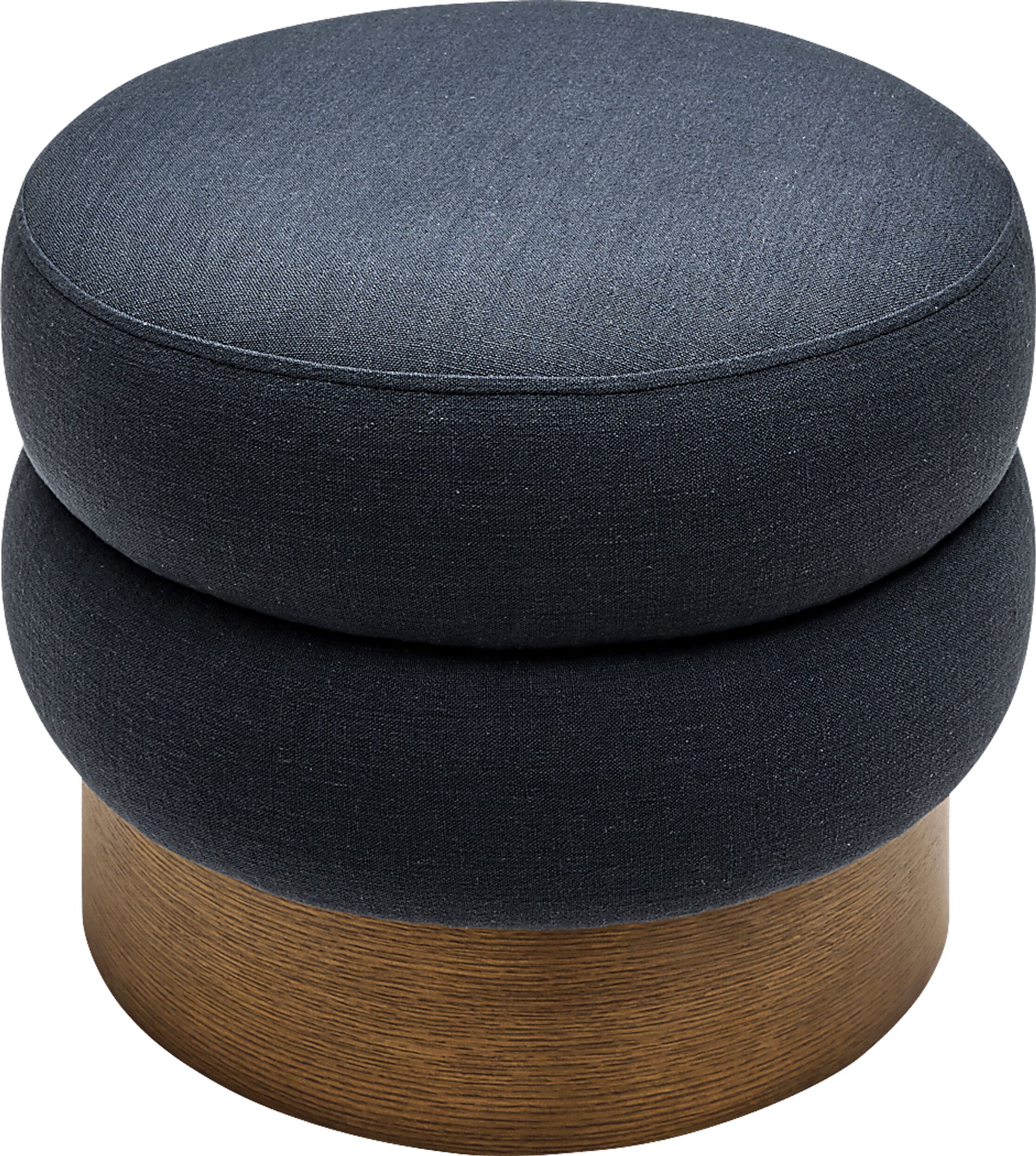 Rahu Dark Blue Ottoman - Image 3