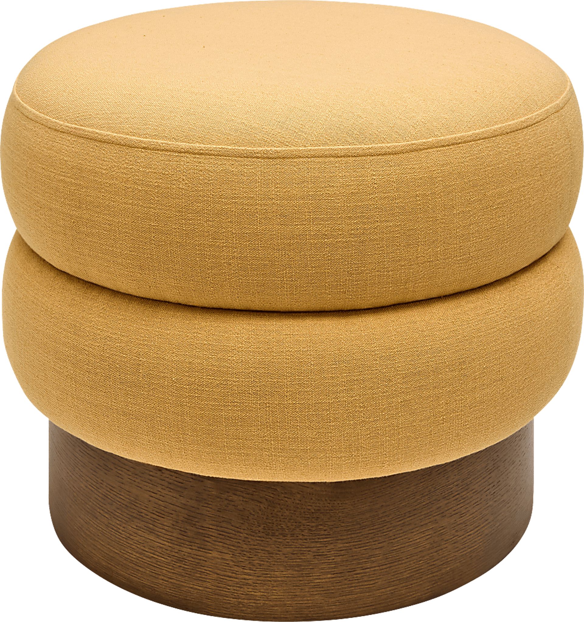 Rahu Yellow Ottoman - Image 1