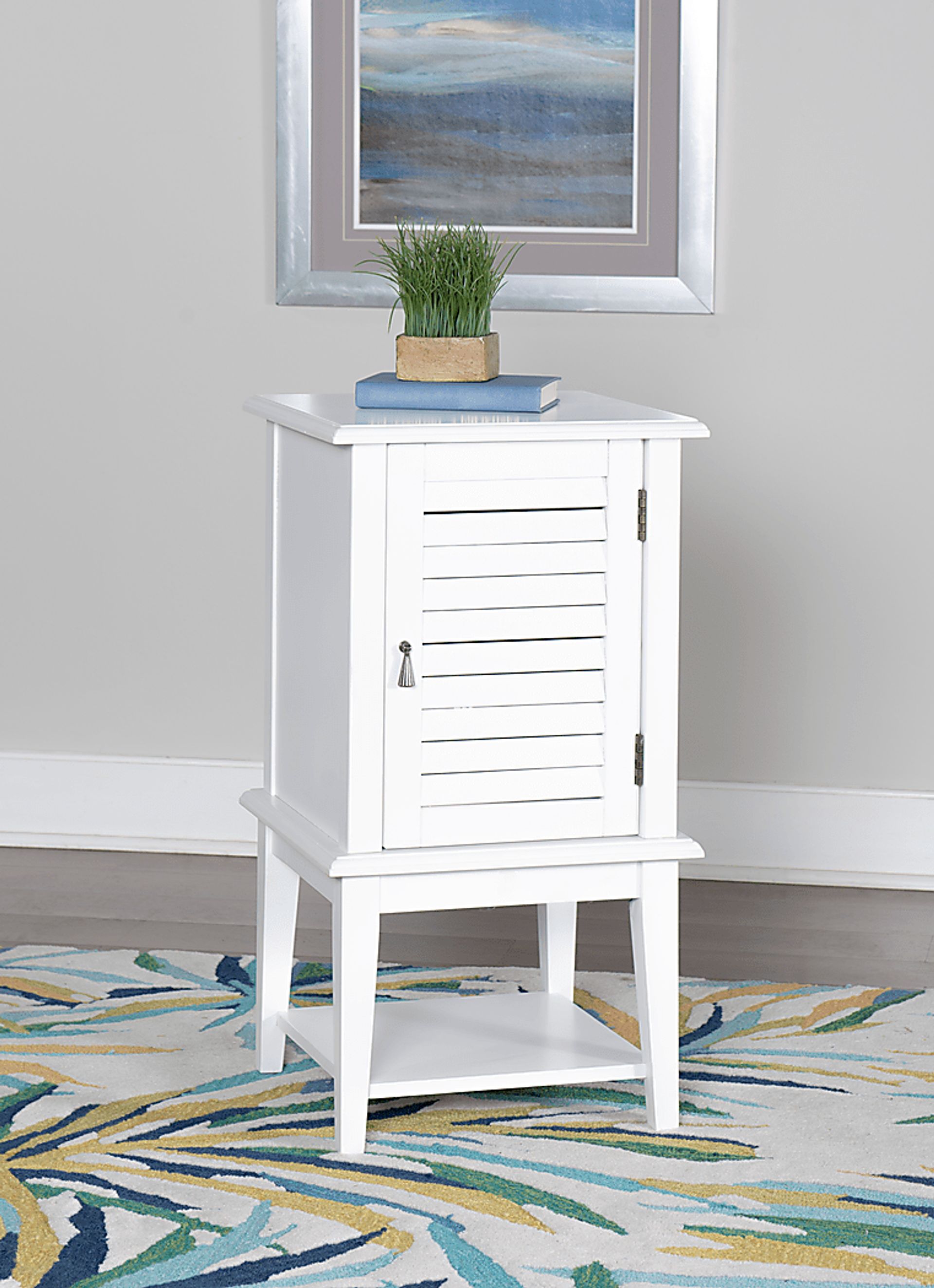 Raiden White Shutter Door Table - Image 3