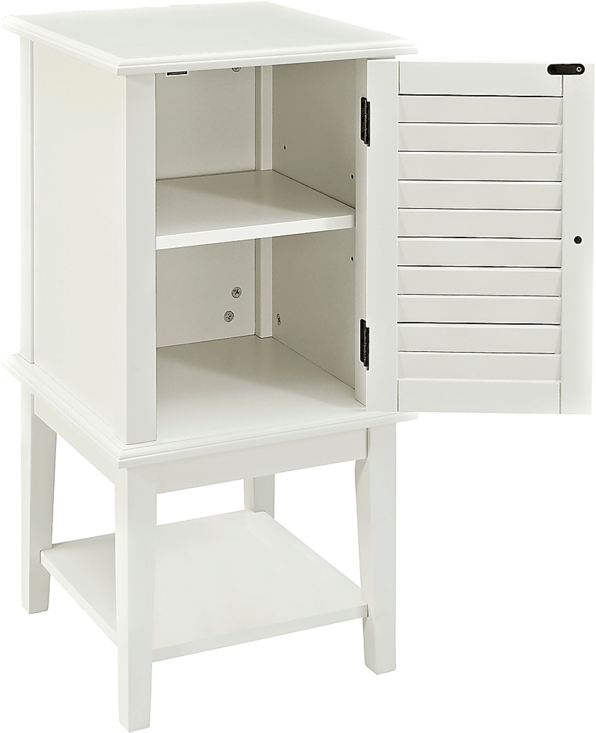 Raiden White Shutter Door Table - Image 5