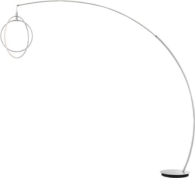Railford Bend Silver Floor Lamp - Thumbnail - Image 1