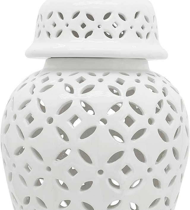 Railsback White Temple Jar - Thumbnail - Image 8