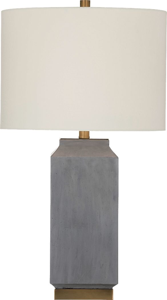 Raines View Gray Lamp