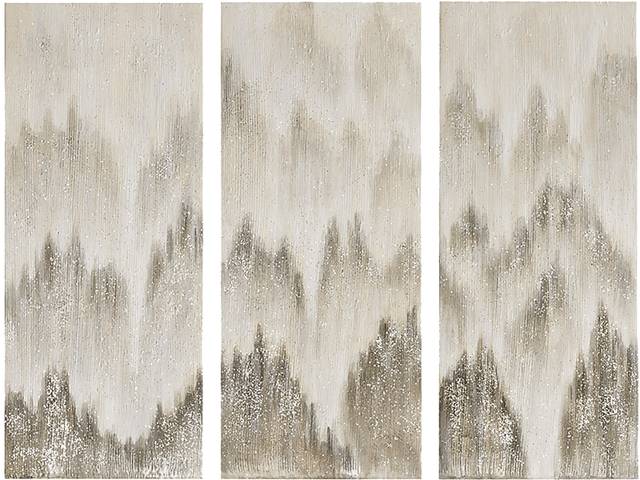 Rainy Forest Gray Artwork, Set of 3 - Thumbnail - Image 1