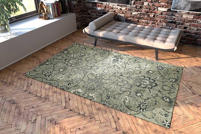 Rakash Gray 8' x 10' Rug - Thumbnail - Image 3
