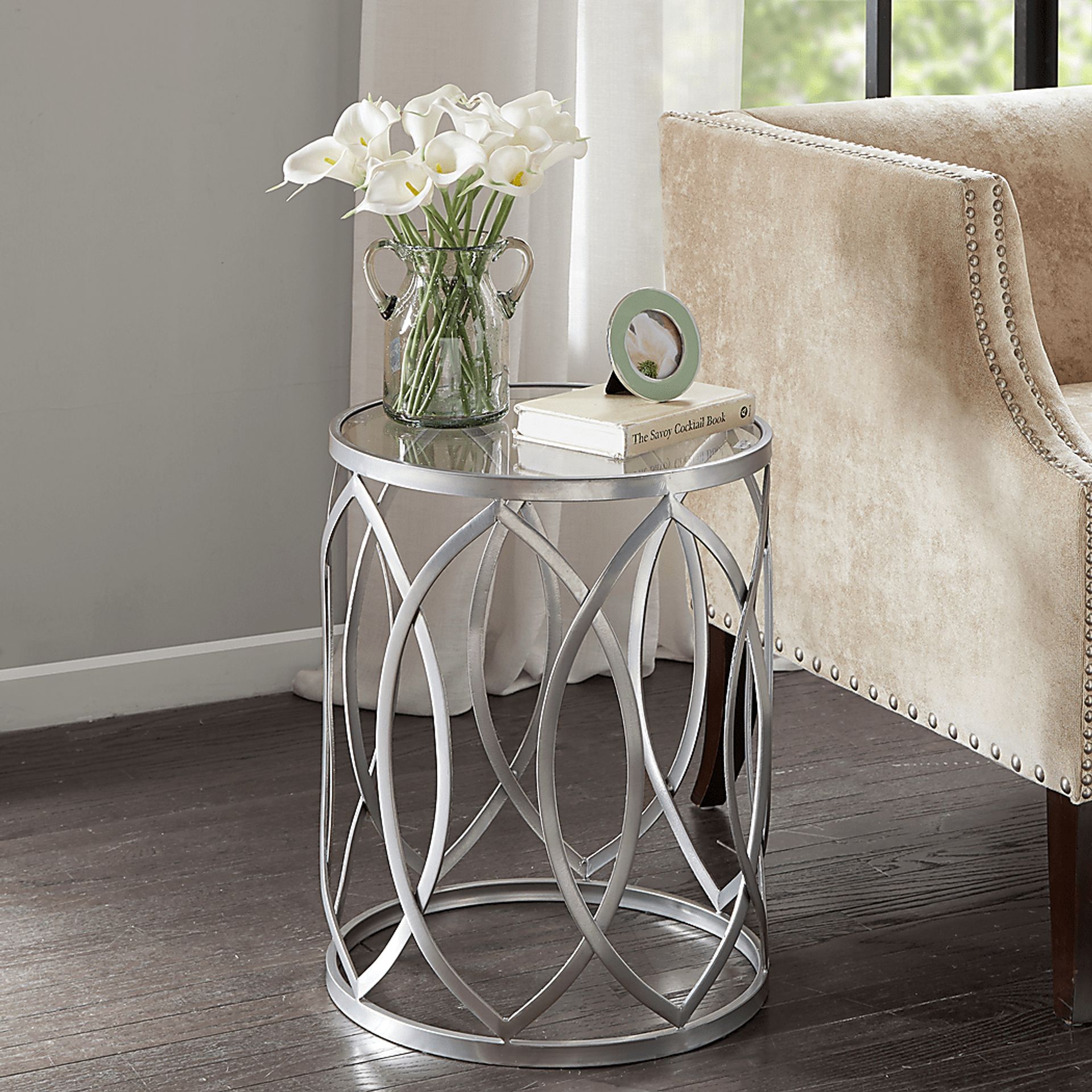 Ralfallen Gray Accent Table - Image 2