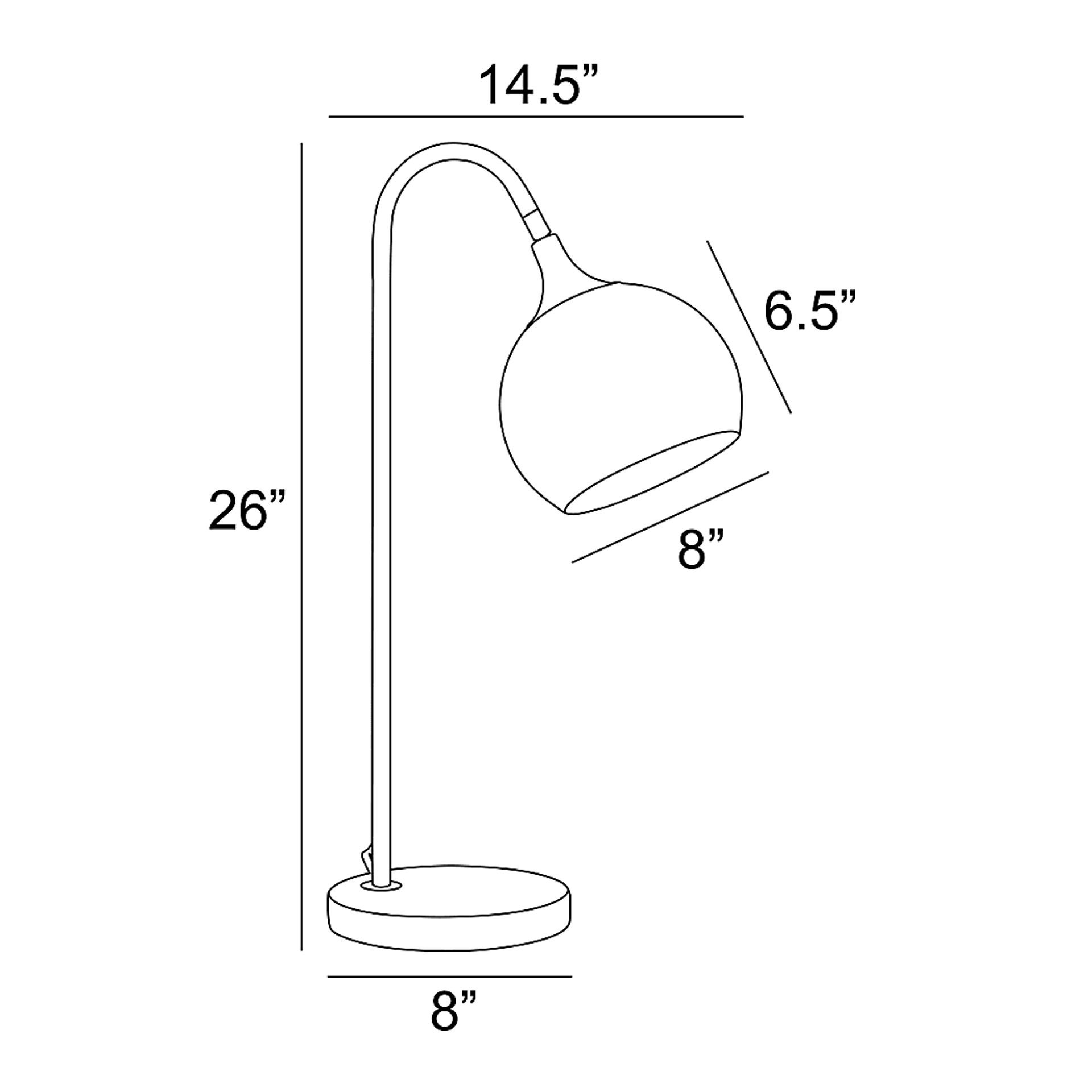Ralkell Land Black Desk Lamp - Image 4