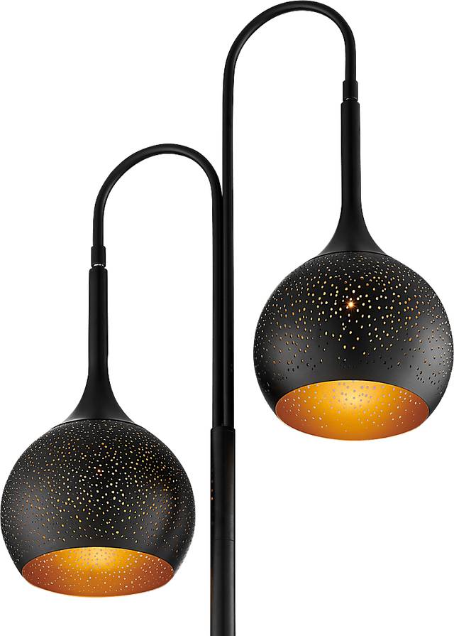 Ralkell Land Black Floor Lamp - Thumbnail - Image 3