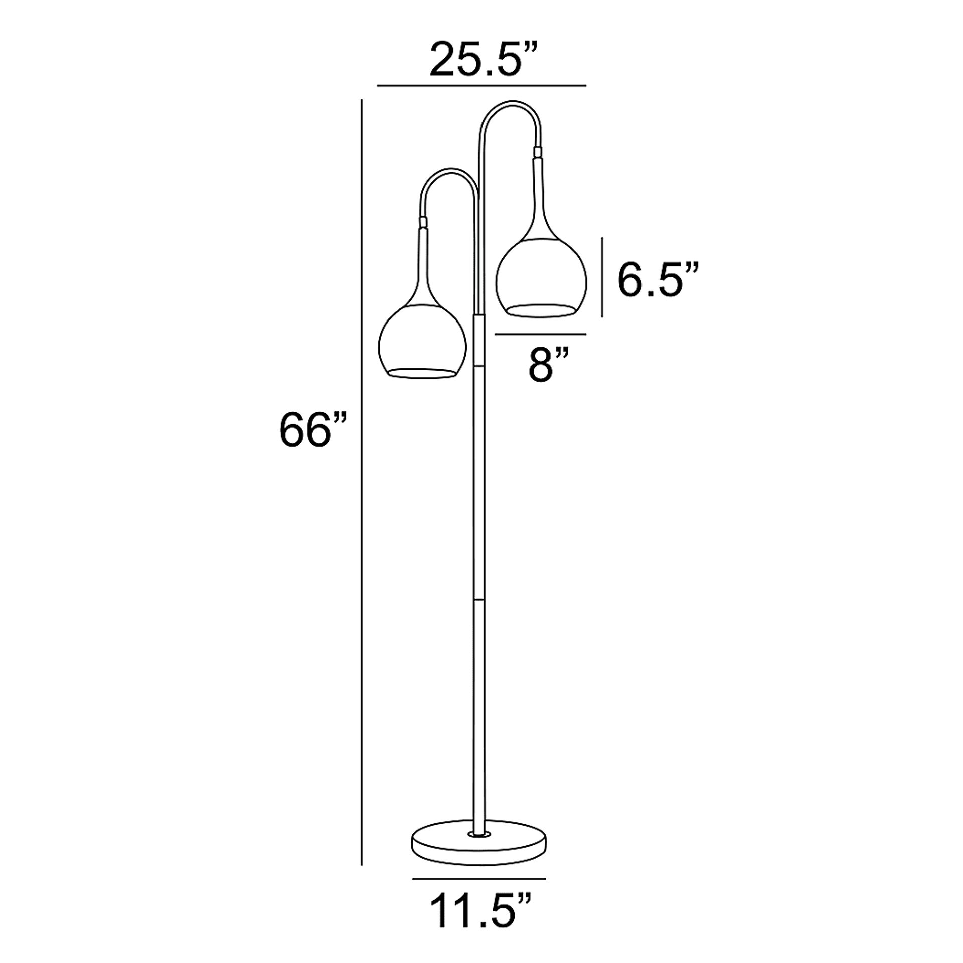Ralkell Land Black Floor Lamp - Image 4