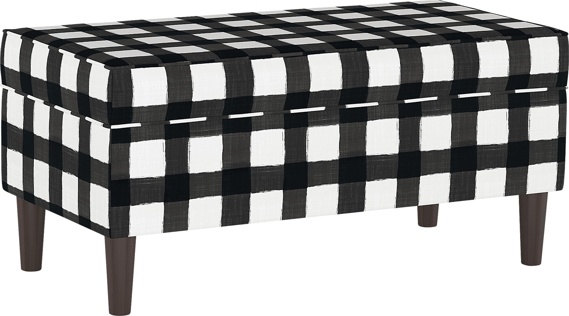 Ralson II Black Storage Bench - Image 1