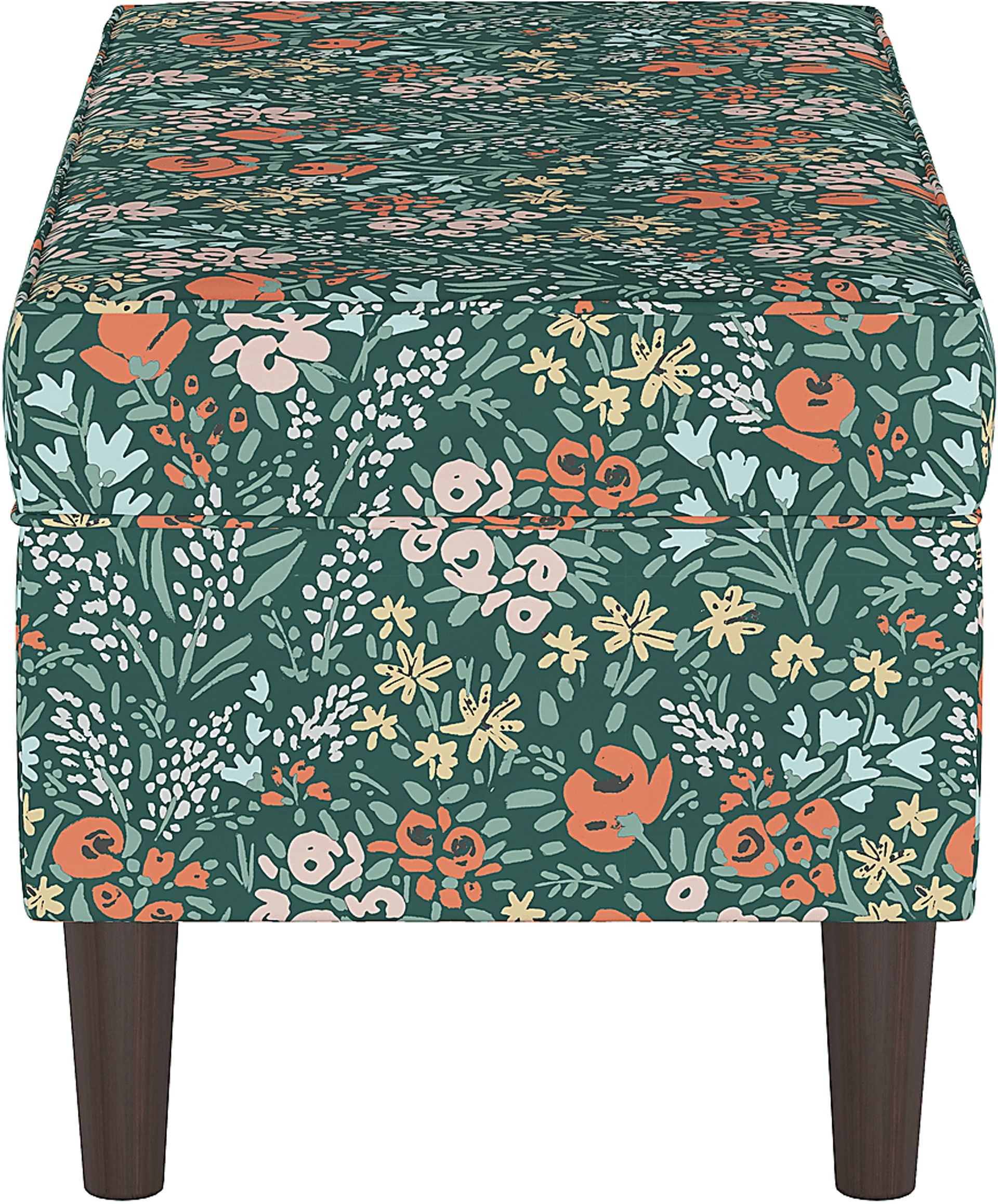 Ralson II Dark Green Storage Bench - Image 4