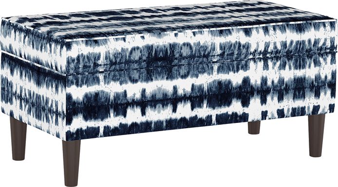 Ralson II Navy Storage Bench