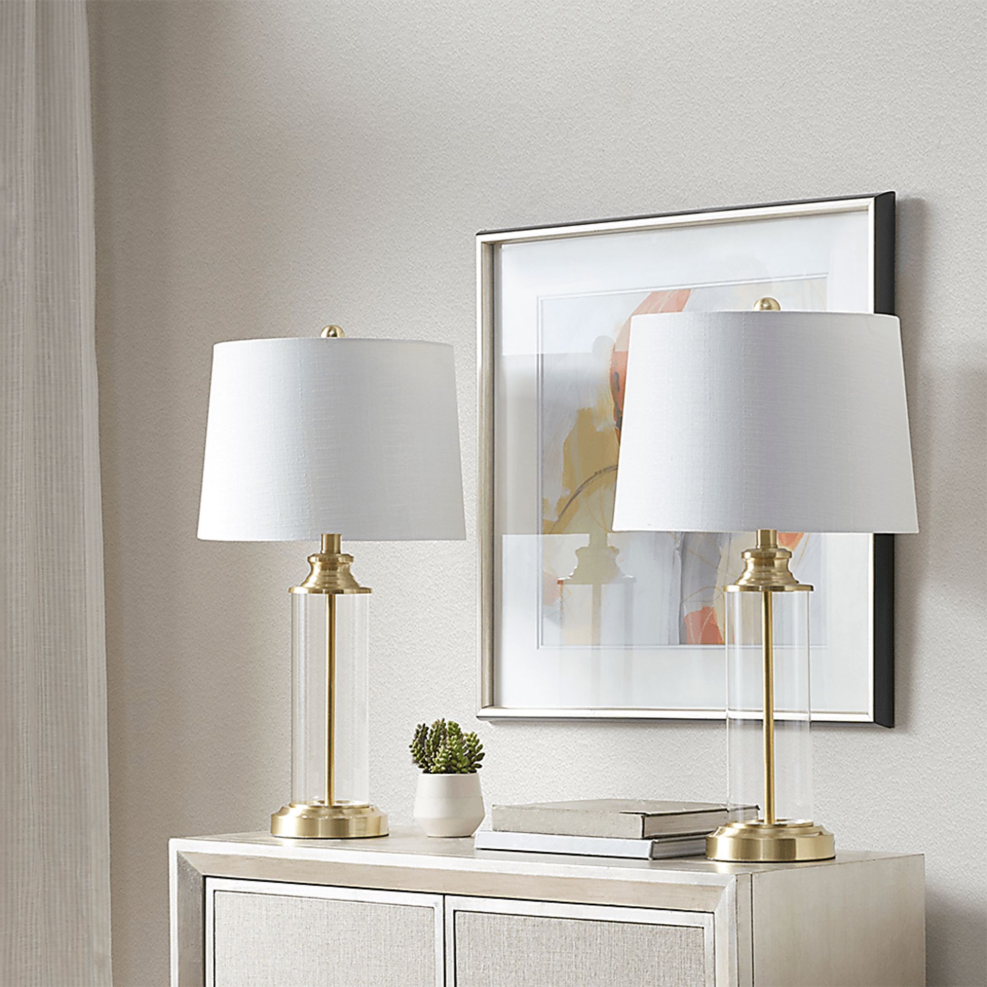 Ramada Point Gold Table Lamps, Set of 2 - Image 8