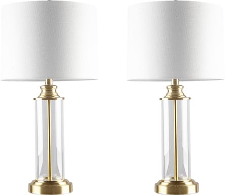 Ramada Point Gold Lamp, Set of 2