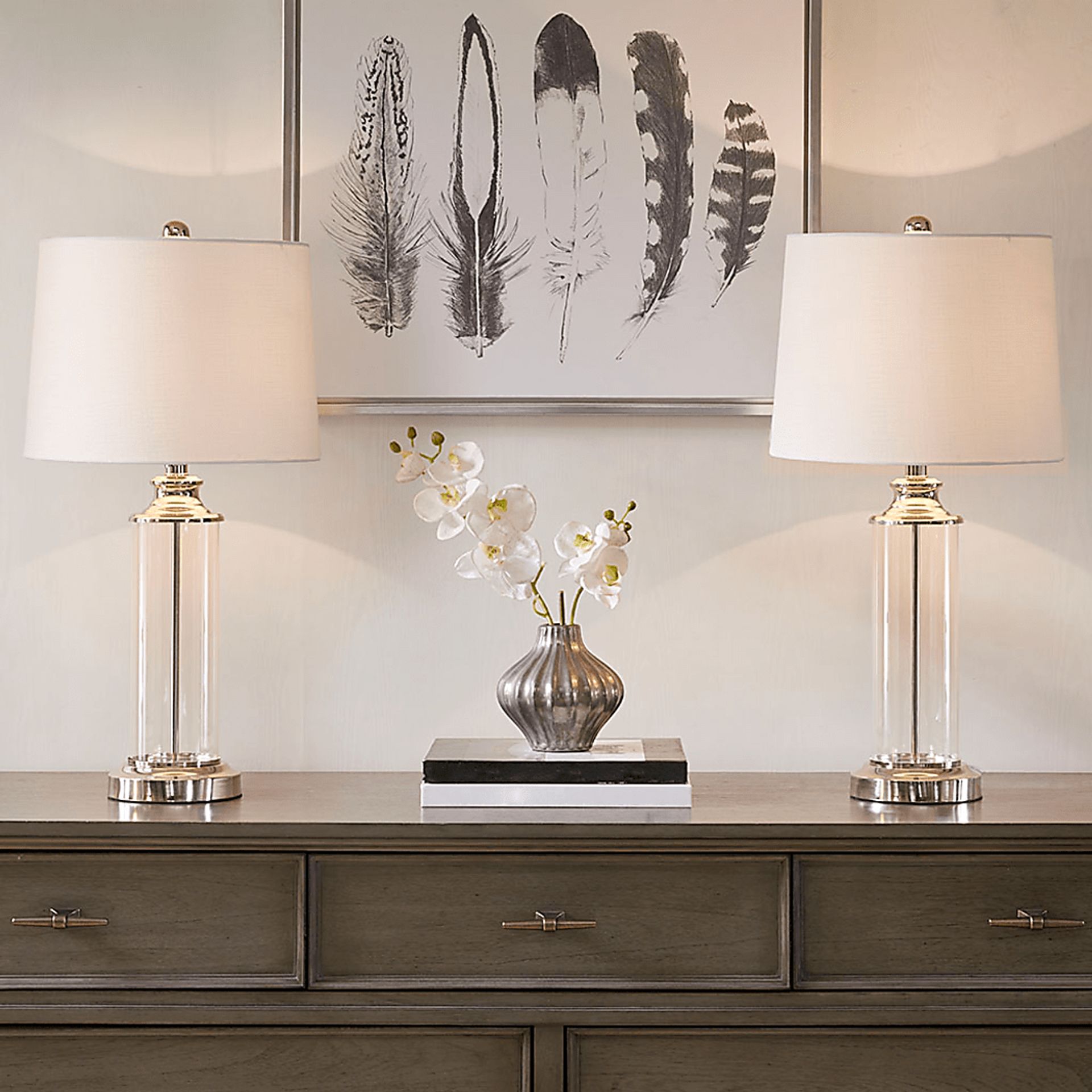Ramada Point Silver Table Lamps, Set of 2 - Image 5