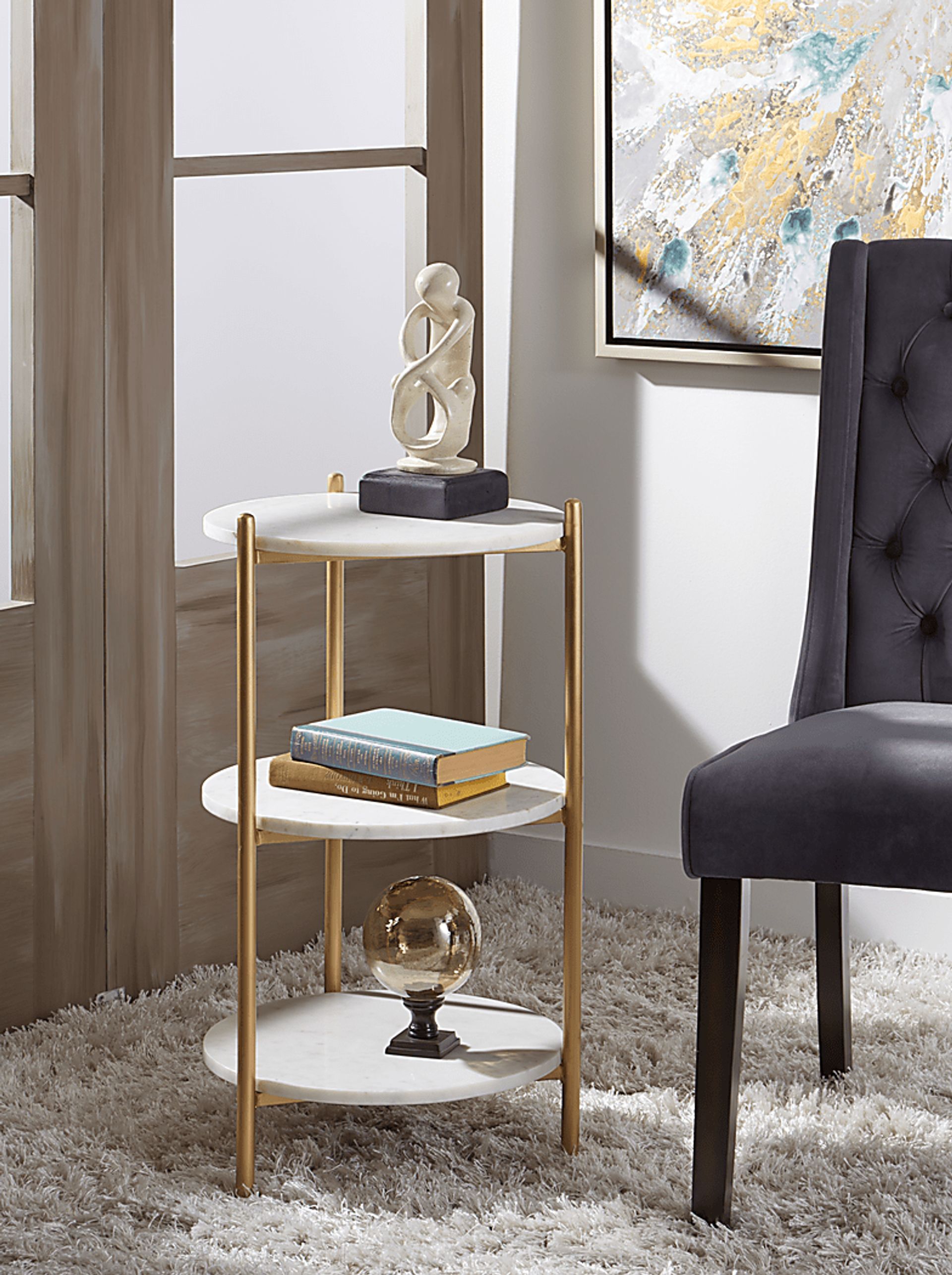 Ramera Gold Accent Table - Image 6