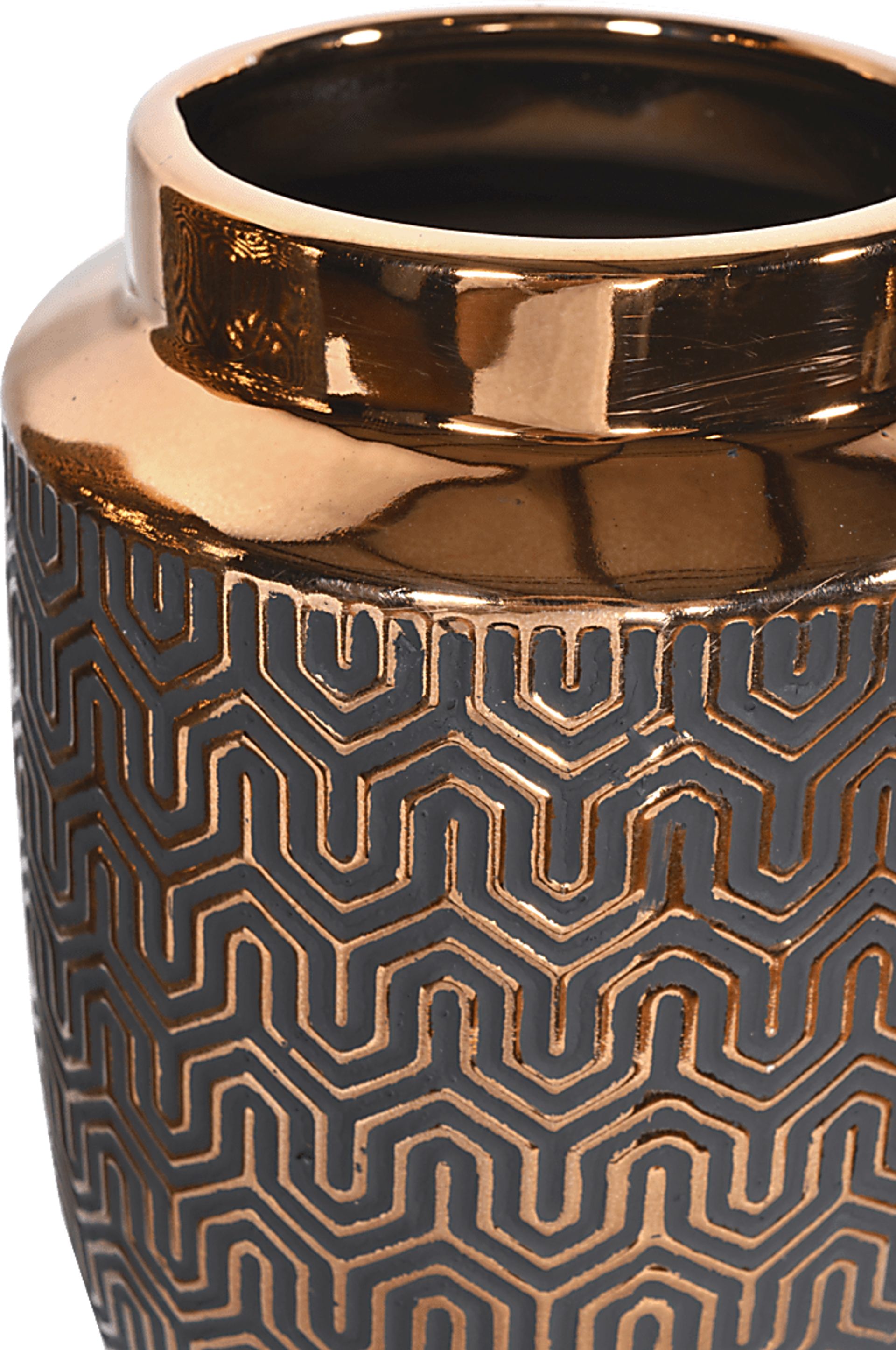 Ramla Gold Vase, Set of 3 - Image 4