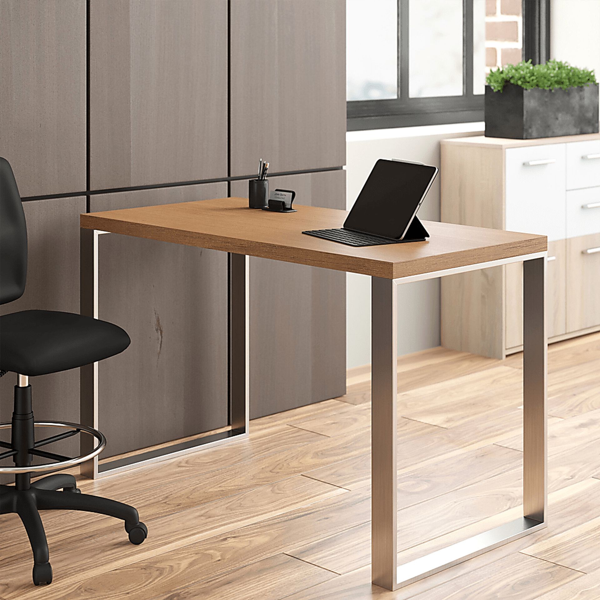 Ramoin Brown Desk - Image 2