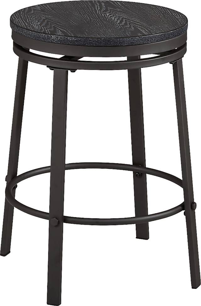 Ramona Gray Counter Height Stool - Thumbnail - Image 1