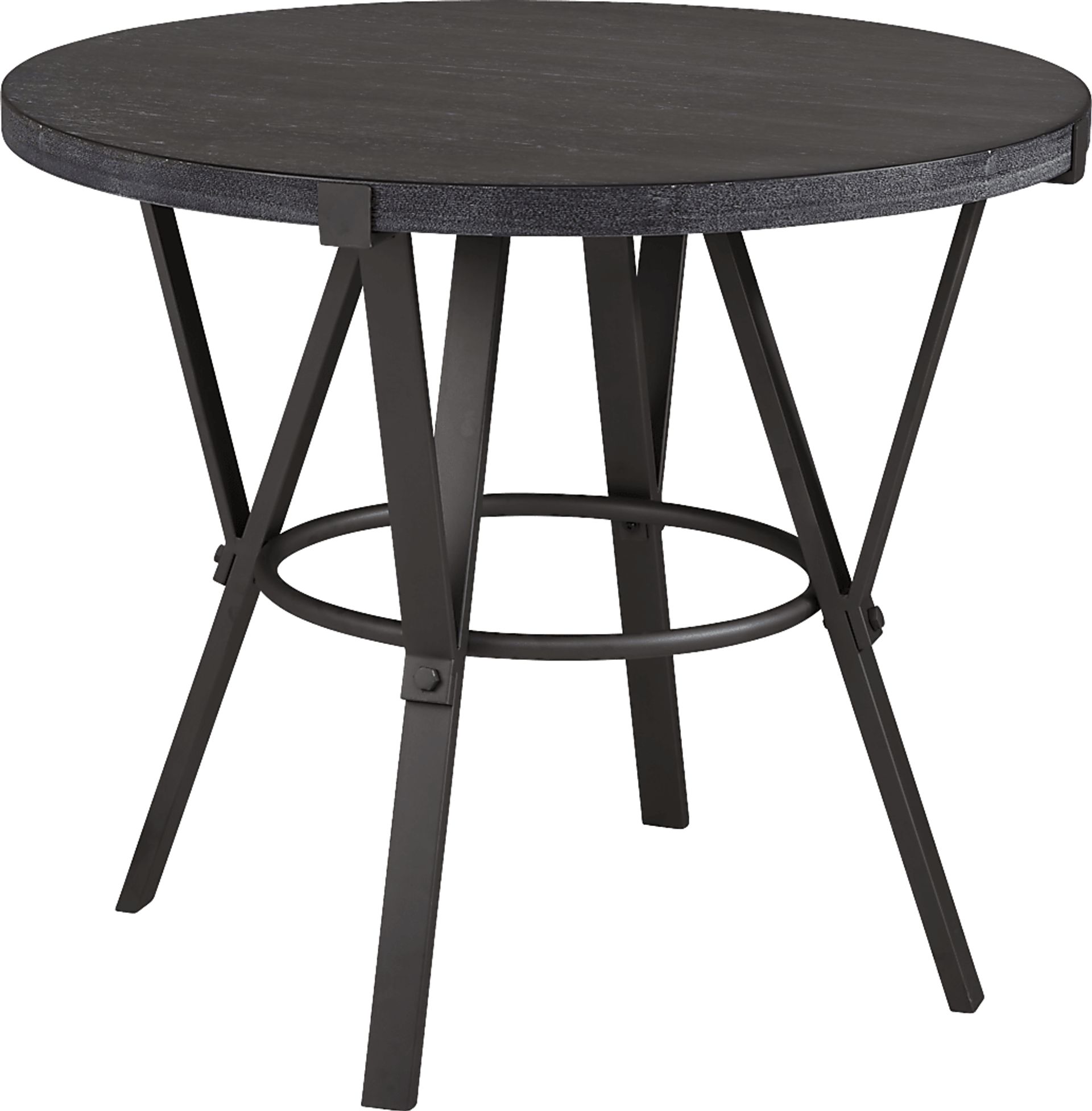 Ramona Gray Round Counter Height Dining Table - Image 1