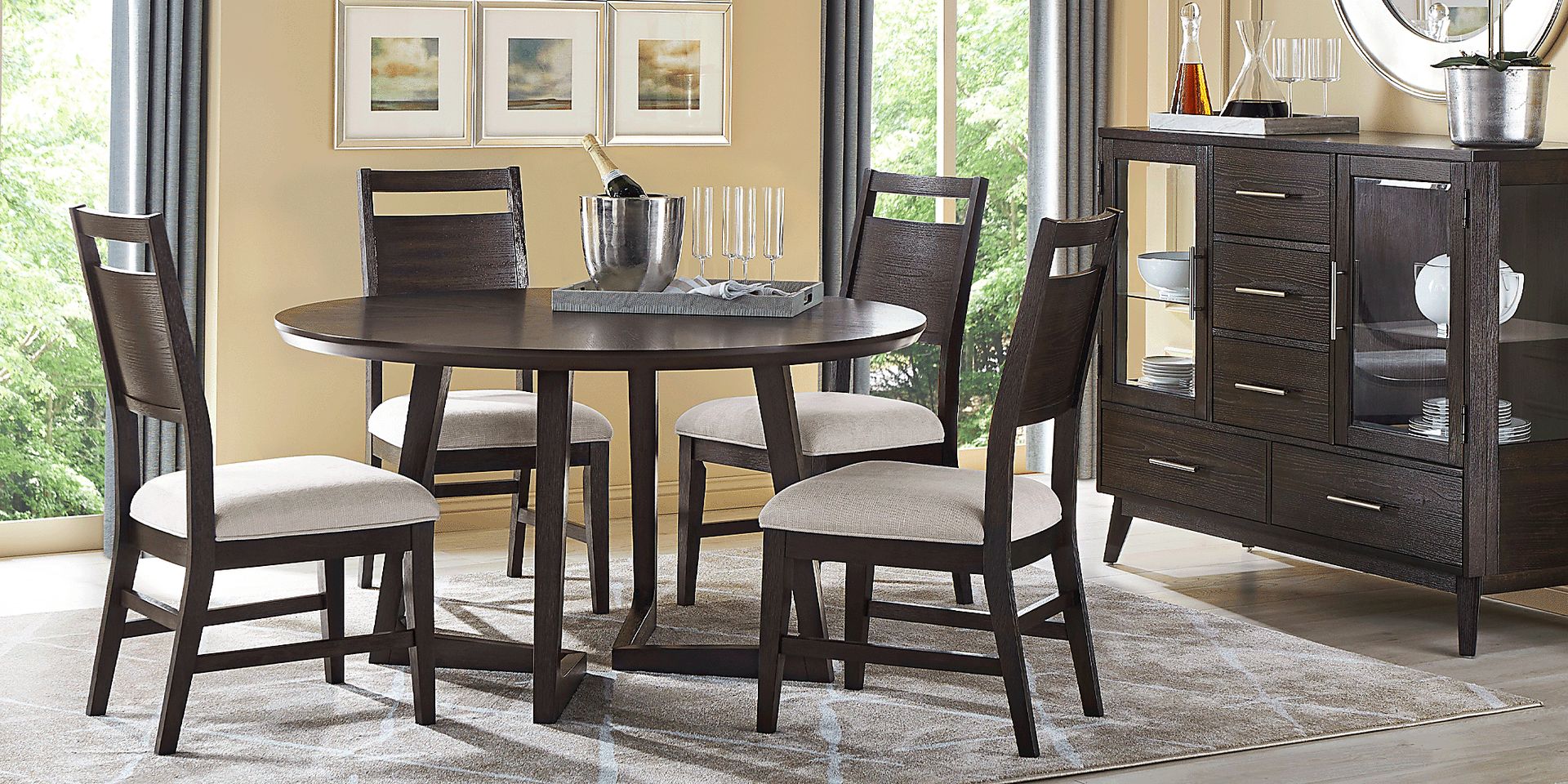 Ramore Espresso Dark Wood Dining Table | Rooms to Go