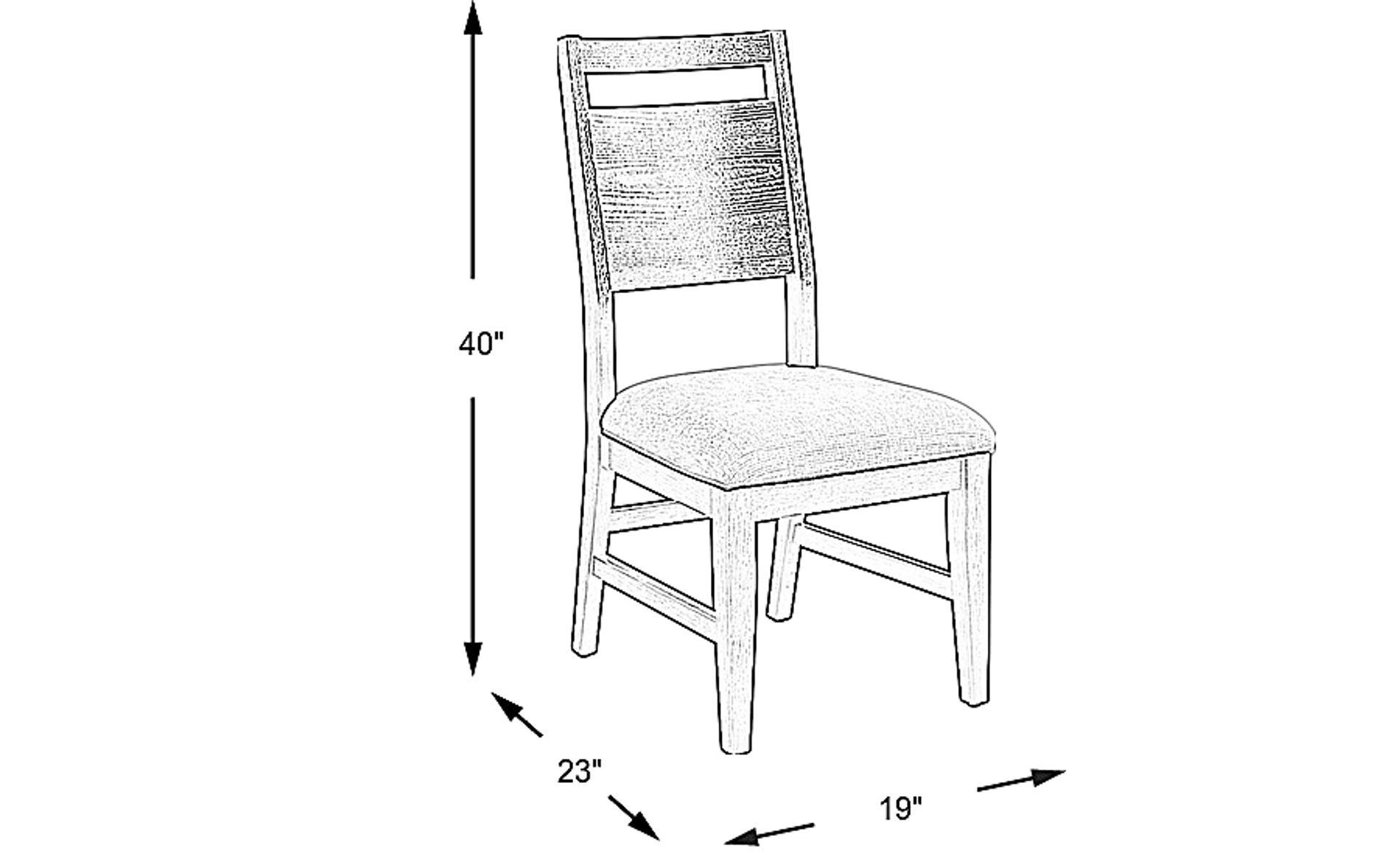 Dimension Image. Please refer to the Dimension Tab on this page for dimension details.