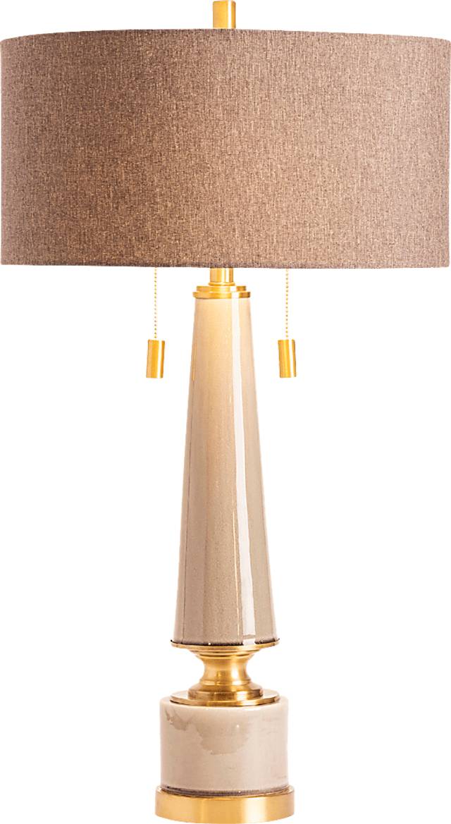 Ramsell Park Taupe Lamp - Thumbnail - Image 2