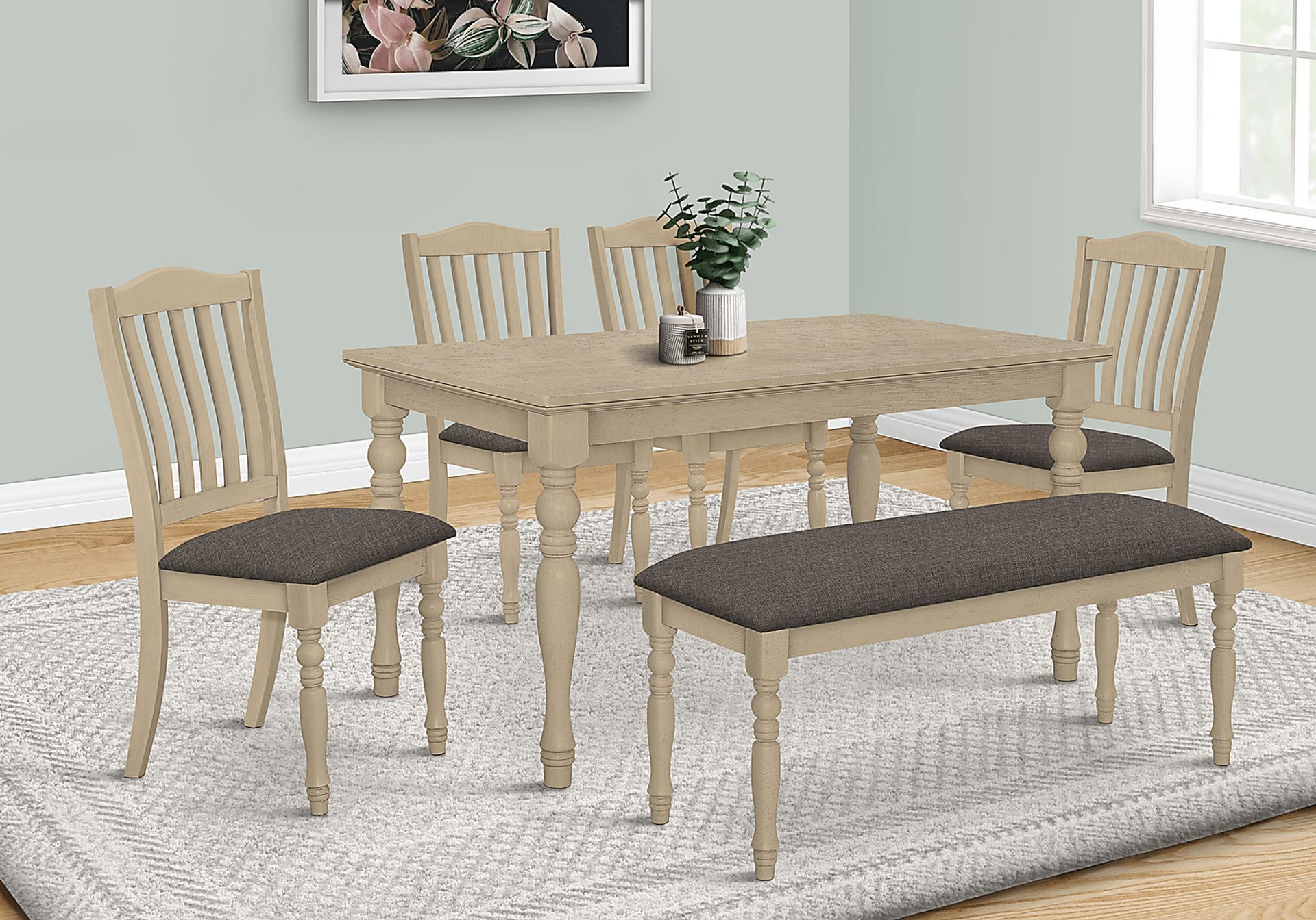 Ramstone Gray Dining Table - Image 2