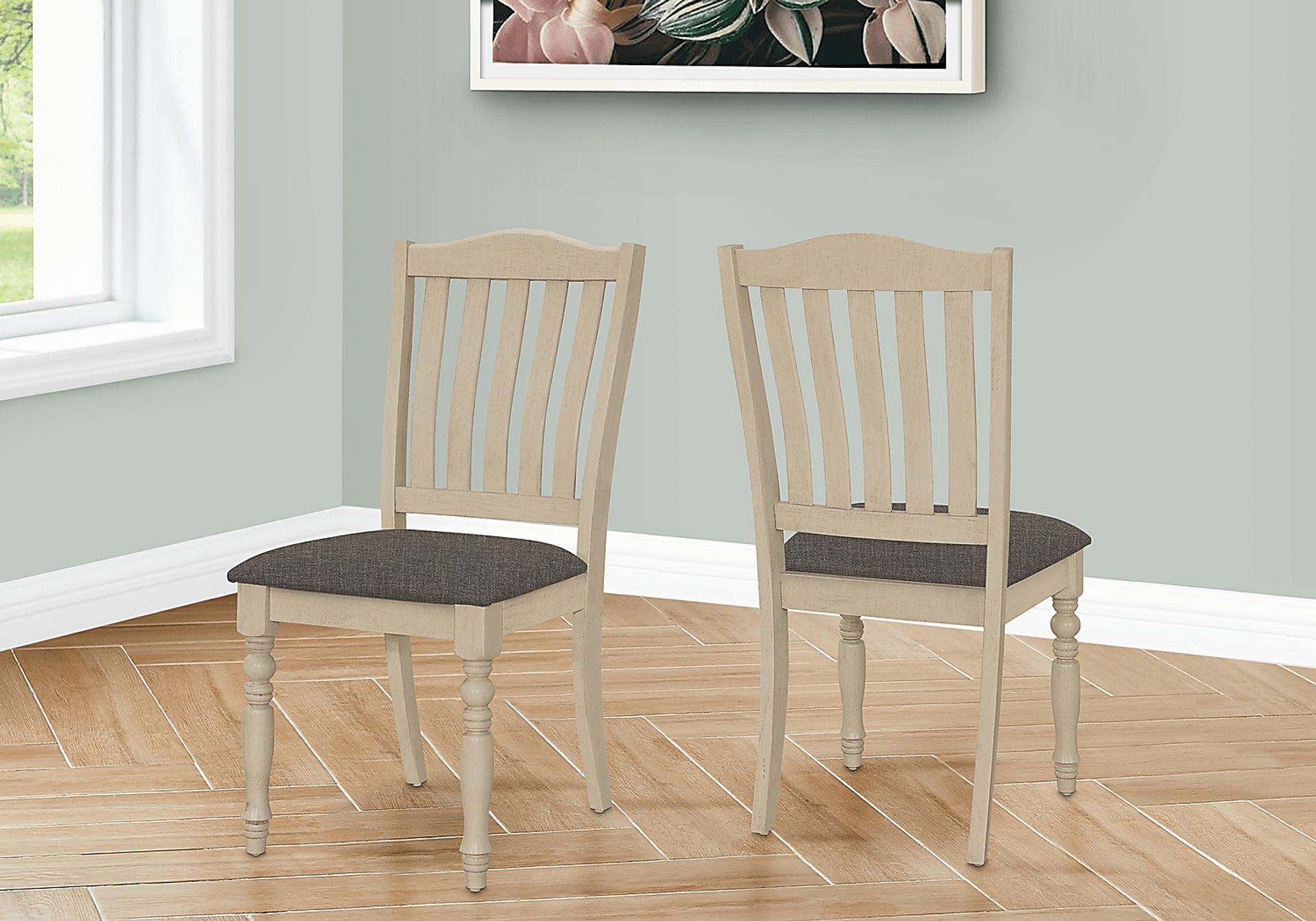 Ramstone Gray Side Chair, Set of 2 - Image 2