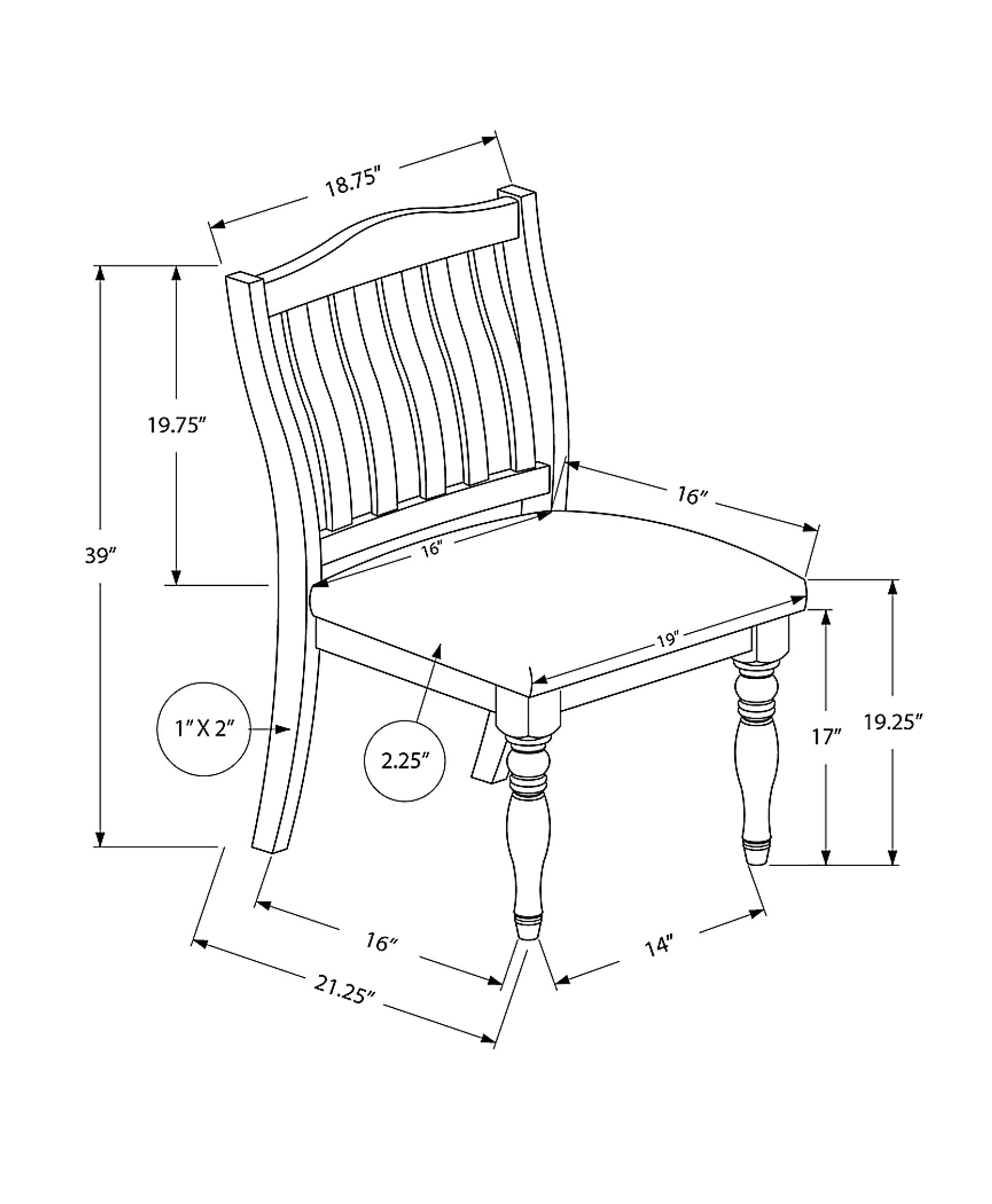 Ramstone Gray Side Chair, Set of 2 - Image 4