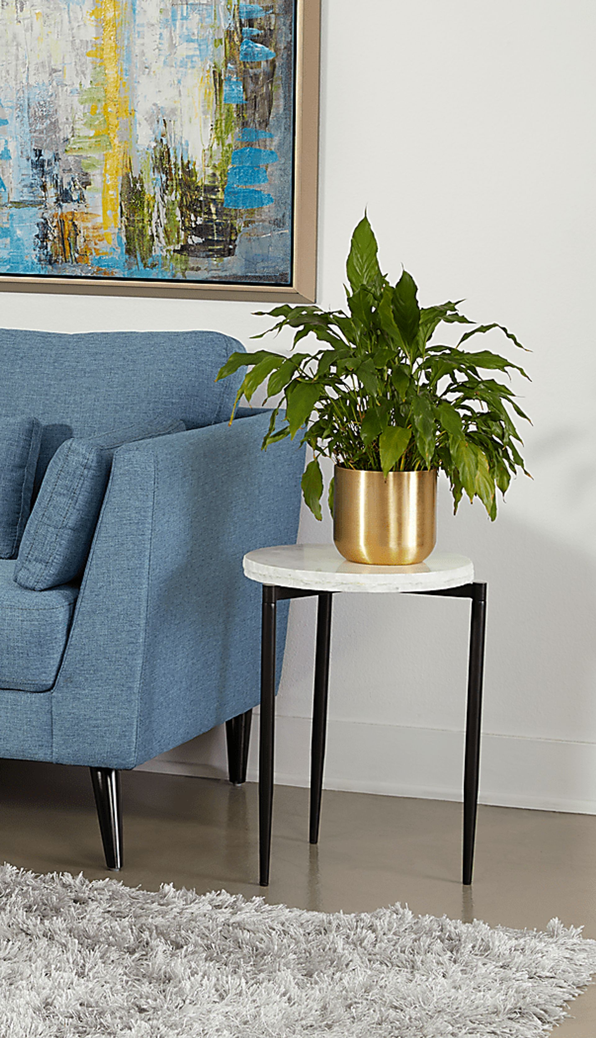 Randerson White Accent Table - Image 2